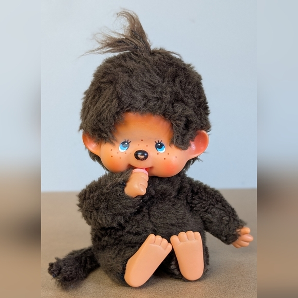 Vintage Monchhichi Thumb Sucking Monkey Duo (Flaws) - Picture 2 of 16